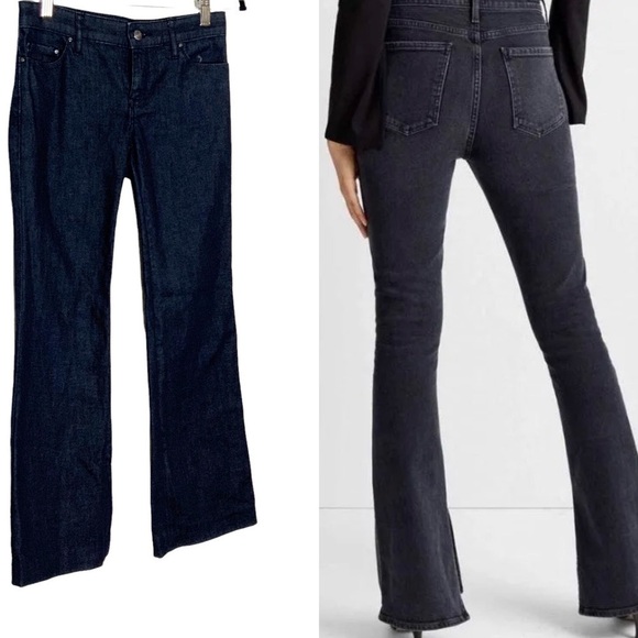 Club Monaco dark wash bootcut jeans pants. Size 27 - Picture 1 of 7